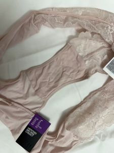 H&amp;M Lace Trim Pink Hipster Panty