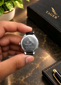PREMIUM TAGER Silver Dial Watch ⌚