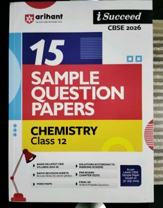Arihant Chemistry Class 12 Sample Question Papers