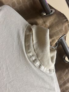 Cream Turtleneck Sweater dress