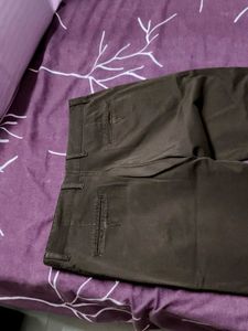 Walvis Men's Cotton Brown Pant