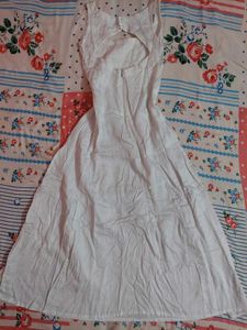 Simple White A-Line Dress