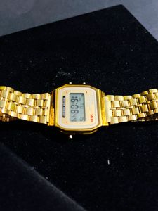 Vintage Gold Digital Watch