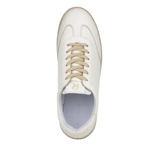 Men's White Leather Sneakers