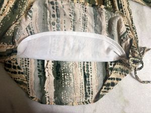 Boho Abstract Print Top