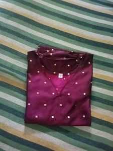 Elegant Purple Kurti