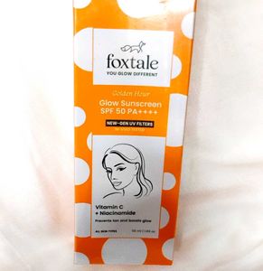 Foxtale Golden Hour Glow Sunscreen SPF 50