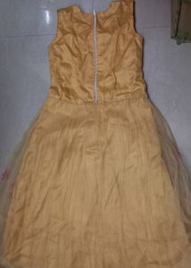Beautiful Net Gown With Coaty