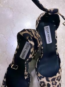 Leopard Print Wedge Heels