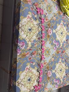 Beaded Bandarwal with Lotus Embellishments