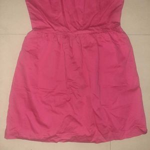 Vibrant Pink Chic Sleeveless Only Dress - Women