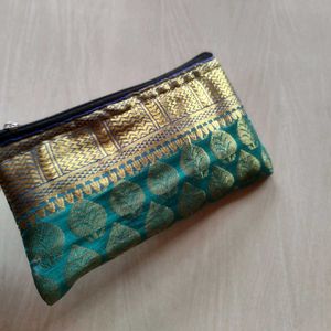 Ethnic Silk Pouch