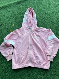 Cute Pink Zip-Up Hoodie