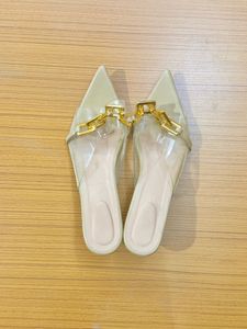 Stylish Chain Detail Mules
