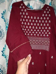 Maroon Kurti
