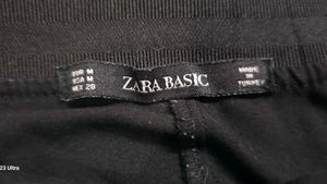Zara Black Straight -Leg Trouser