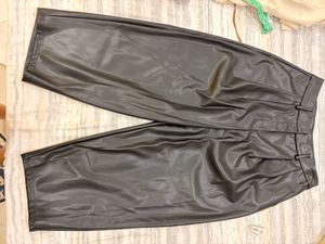 Stylish Faux Leather Pants