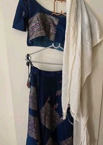 Elegant Blue Lehenga Choli Set