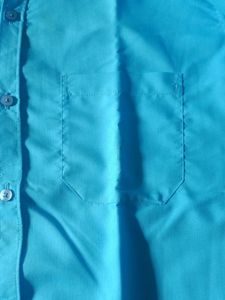 JAINISH full Sleeve Blue Shirt