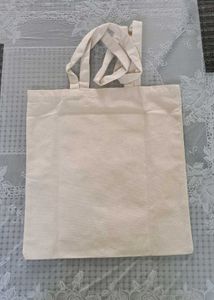 Brandnew offwhite Rubber printed  Canvas Tote bag