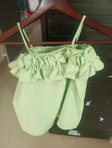 Cute Ruffle Bikini Top