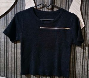 “Pinterest Style Black Crop Top”