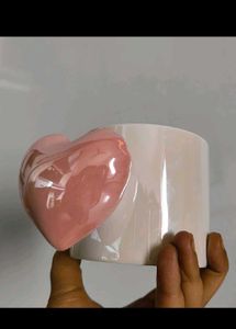 Korean Heart Handle Mug