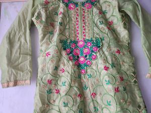 ethnic floral suit