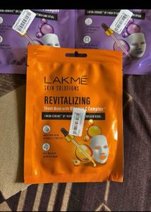 Lakme Revitalizing Sheet Mask Pack Of 3