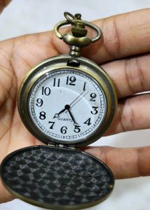Vintage Engraved Pocket Watch
