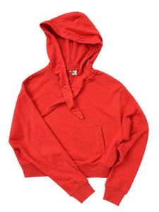 H&M Red Cropped Hoodie