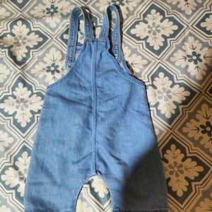 Cute Denim Overalls with Tee
