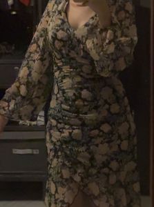 Chic Floral Print Dress
