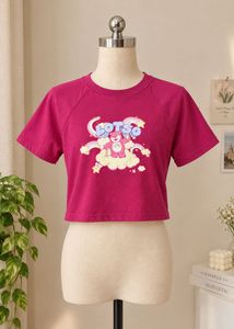 Pink  Crop Top