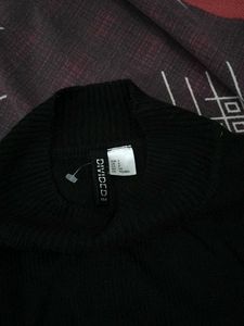 Black Turtleneck Sweater