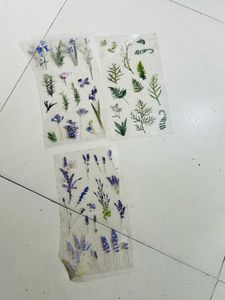 Floral Washi Tape Stickers for Resin art
