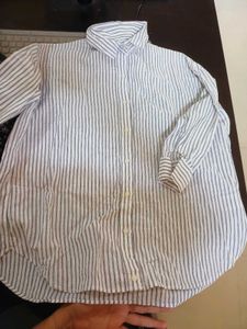 Elegant Striped Button-Down Shirt