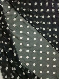 Polka Dot Maxi Dress with Slit