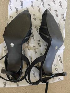 New Elegant Black Stiletto Heels