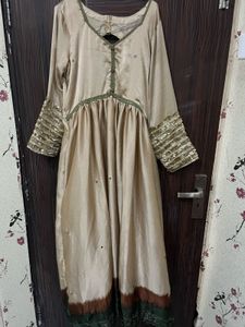 Elegant Ethnic Goldenish Gown