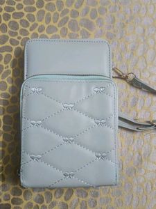 Cute Quilted Bow Pouch