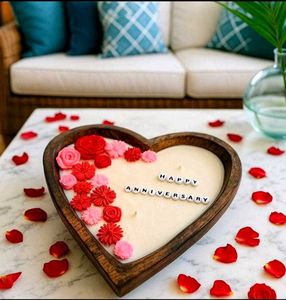 Aniversary Heart Candle | Valentines Day Gift❤️