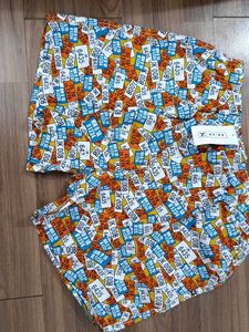 Retro License Plate Print Boxer Shorts