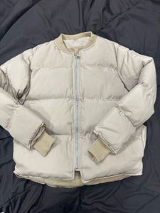 Beige Puffer Jacket - Stylish &amp; Warm
