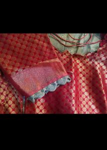 last price.   silk saree with blouse