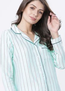 Comfortable Striped Pajama Set