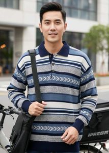 knitted polo pullover collared sweater