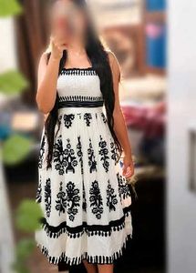rayon printed dress