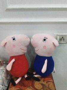 Peppa Pig Plush Toys (Set of 2)