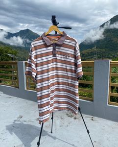vintage good year Striped Polo Shirt